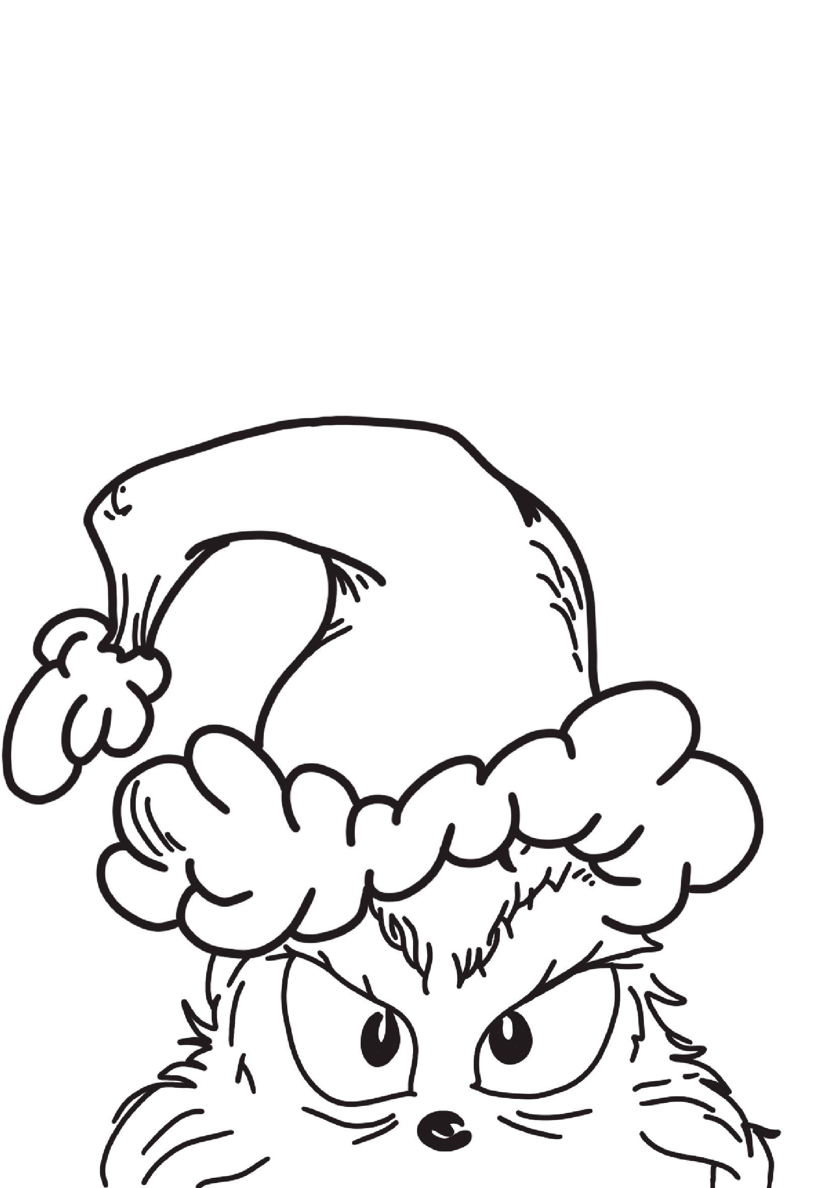 Grinch printable coloring pages pages
