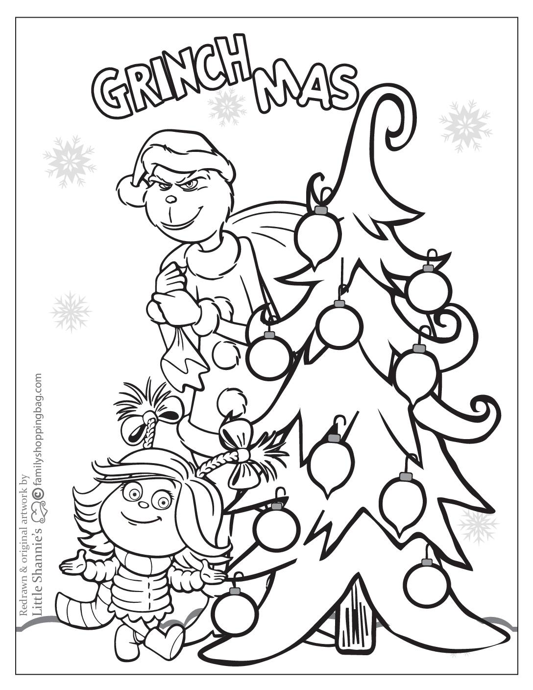 Coloring page grinch