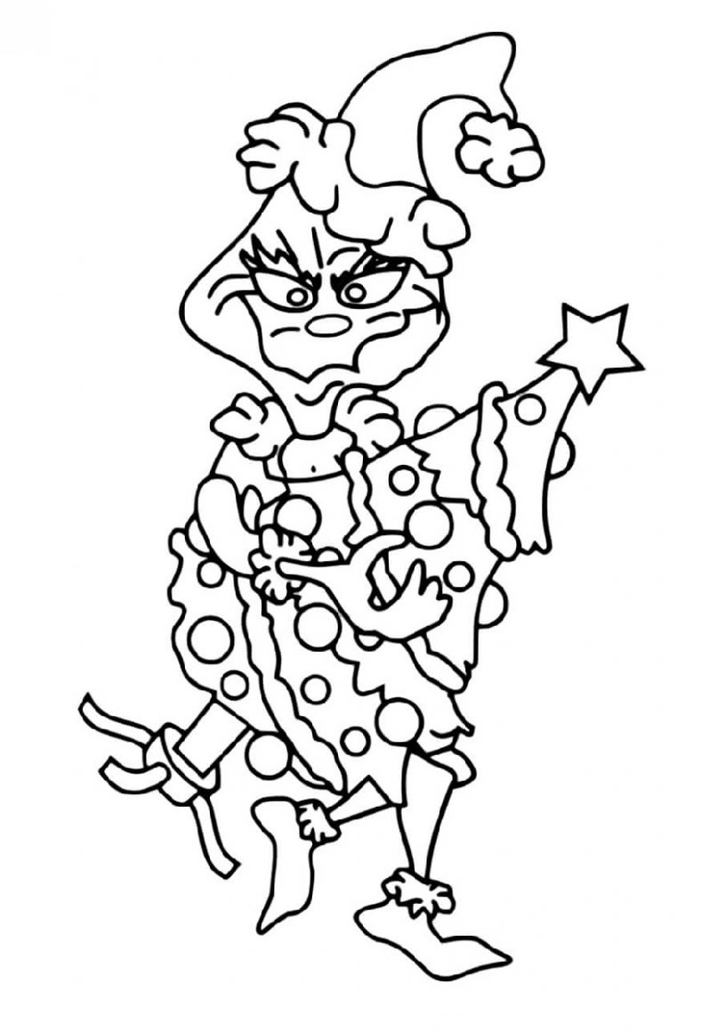 Grinch coloring pages