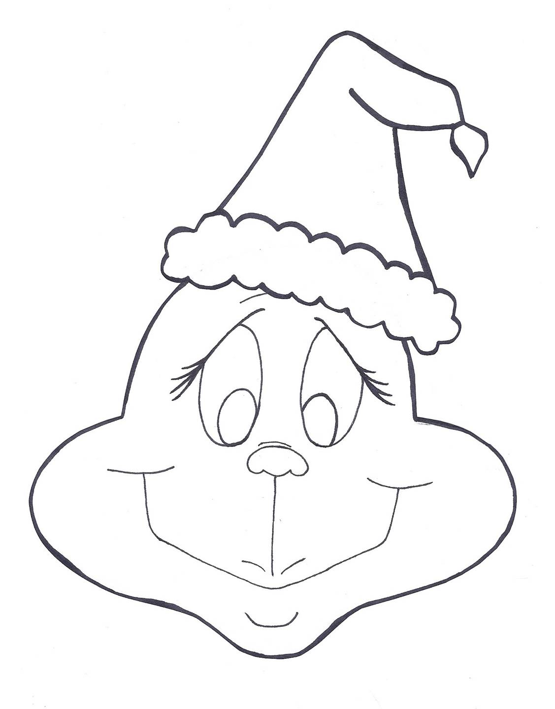 Not so scary grinch coloring page