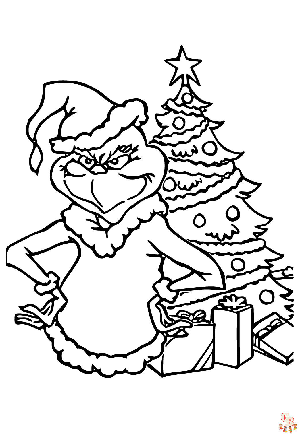 Free grinch christmas coloring pages printable