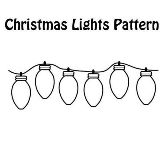 Print coloring page and book christmas lights coloring page for kids of all ages updated on mondâ christmas coloring pages christmas lights christmas applique