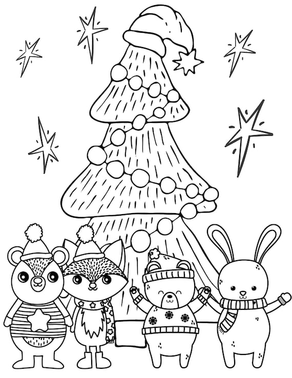 Christmas coloring pages pdf coloring christmas printables winter coloring sheets holiday coloring pages christmas activity page
