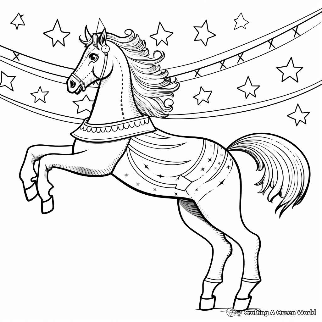Circus animal coloring pages