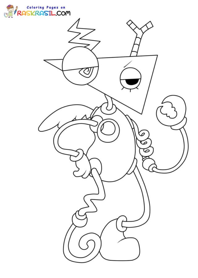 The amazing digital circus coloring pages printable for free download