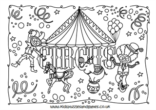 Circus louring sheets