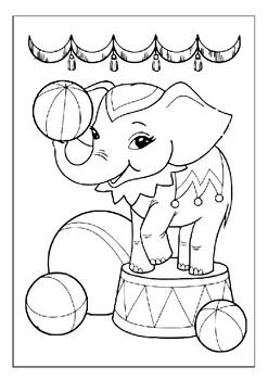 Printable circus coloring pages the ultimate entertainment for all ages pdf
