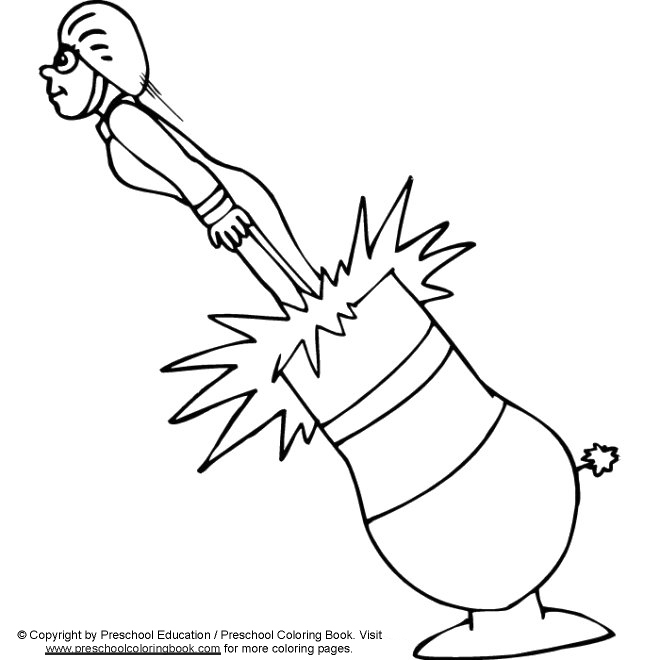 Www circus coloring page