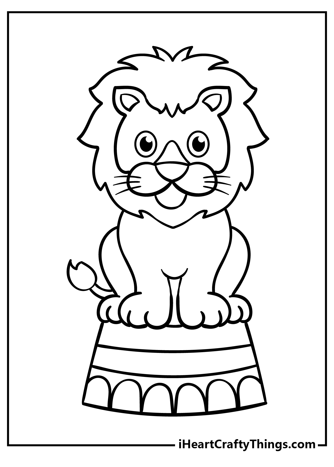 Circus coloring pages free printables