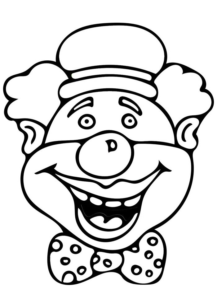 Clown coloring pages free personalizable coloring pages