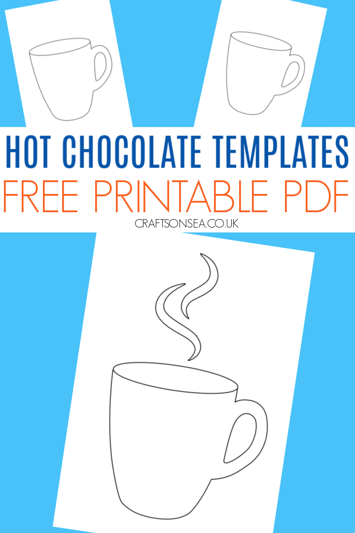 Free hot cholate template printable pdf