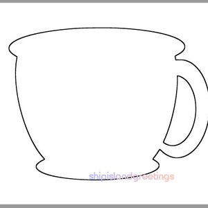 Tea cup color page