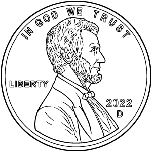 Coloring pages us mint for kids