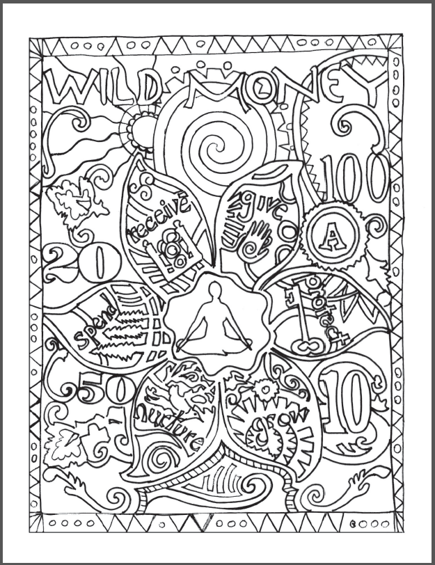 Printable pdf wild money coloring book luna jaffe