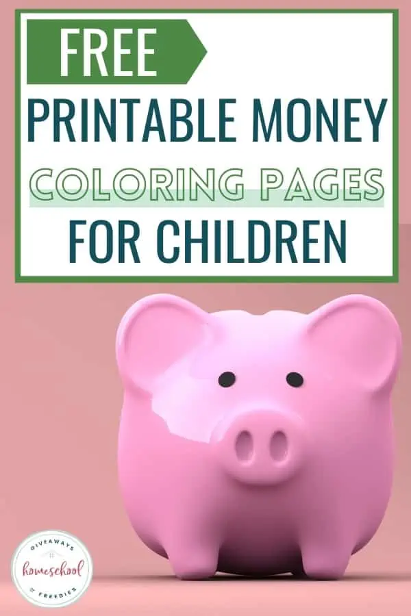 Free printable money coloring pages for children
