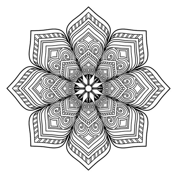 Money mandala adult coloring pages instant download printables coloring sheets