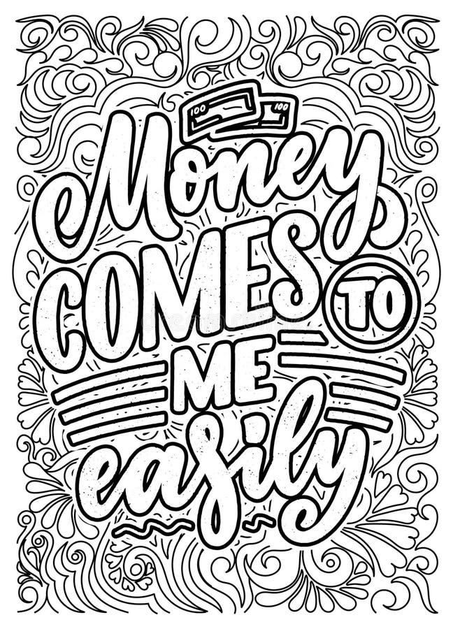 Money coloring page stock illustrations â money coloring page stock illustrations vectors clipart