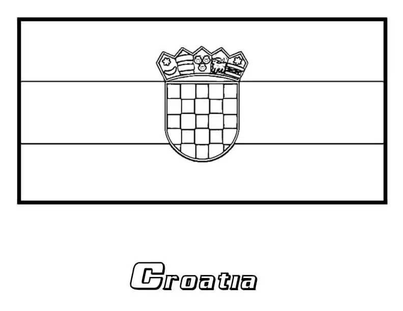 Croatia malvorlagen