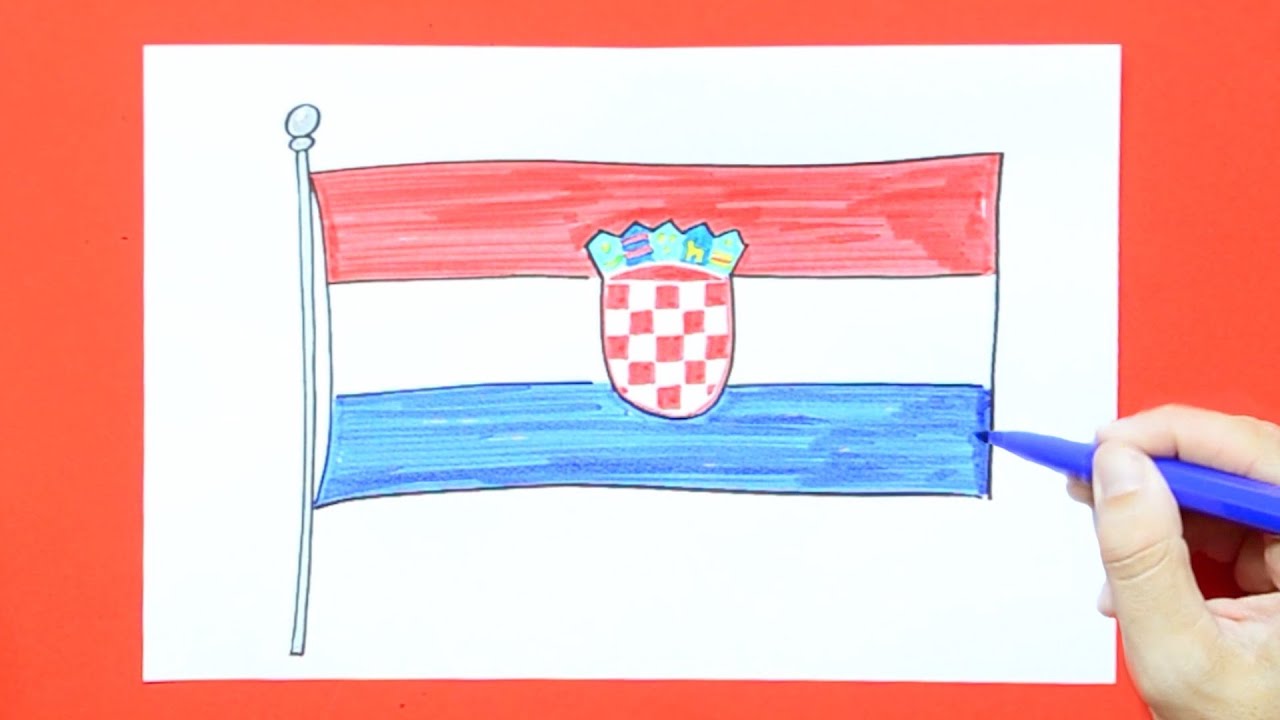 How to draw national flag of croatia