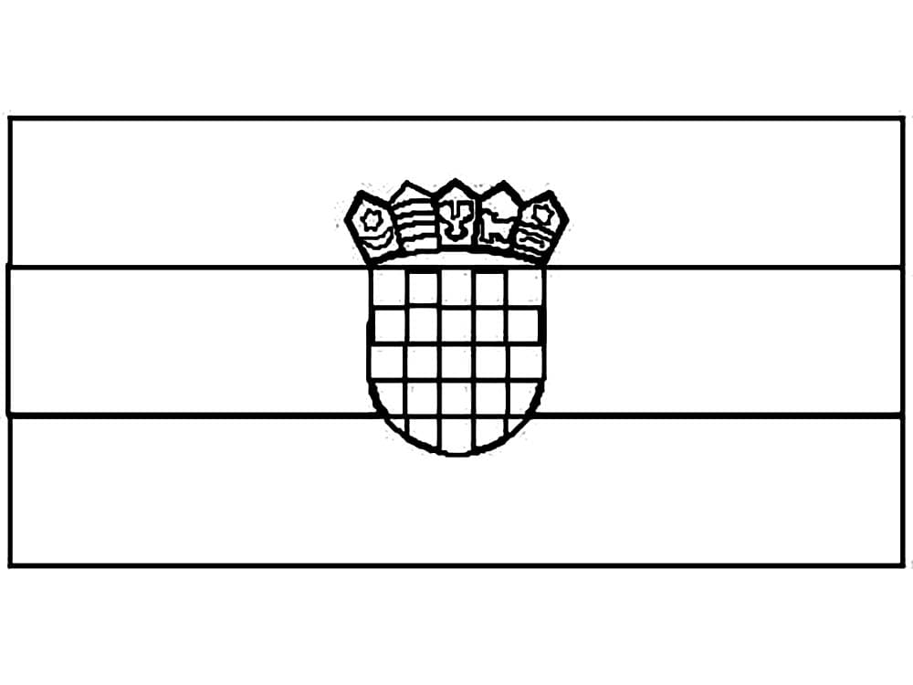 Croatia coloring pages