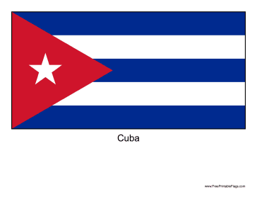 Flag of cuba