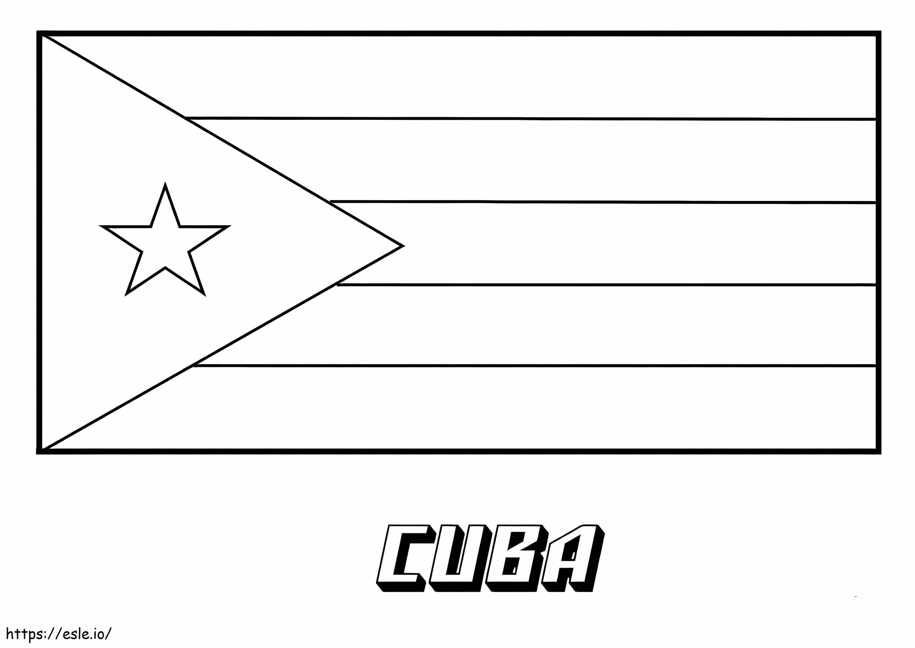 Kuuban lippu vãrityskuva