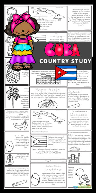 Free cuba for kids country study
