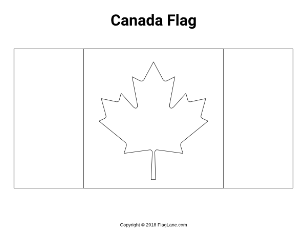 Free north american flag coloring pages