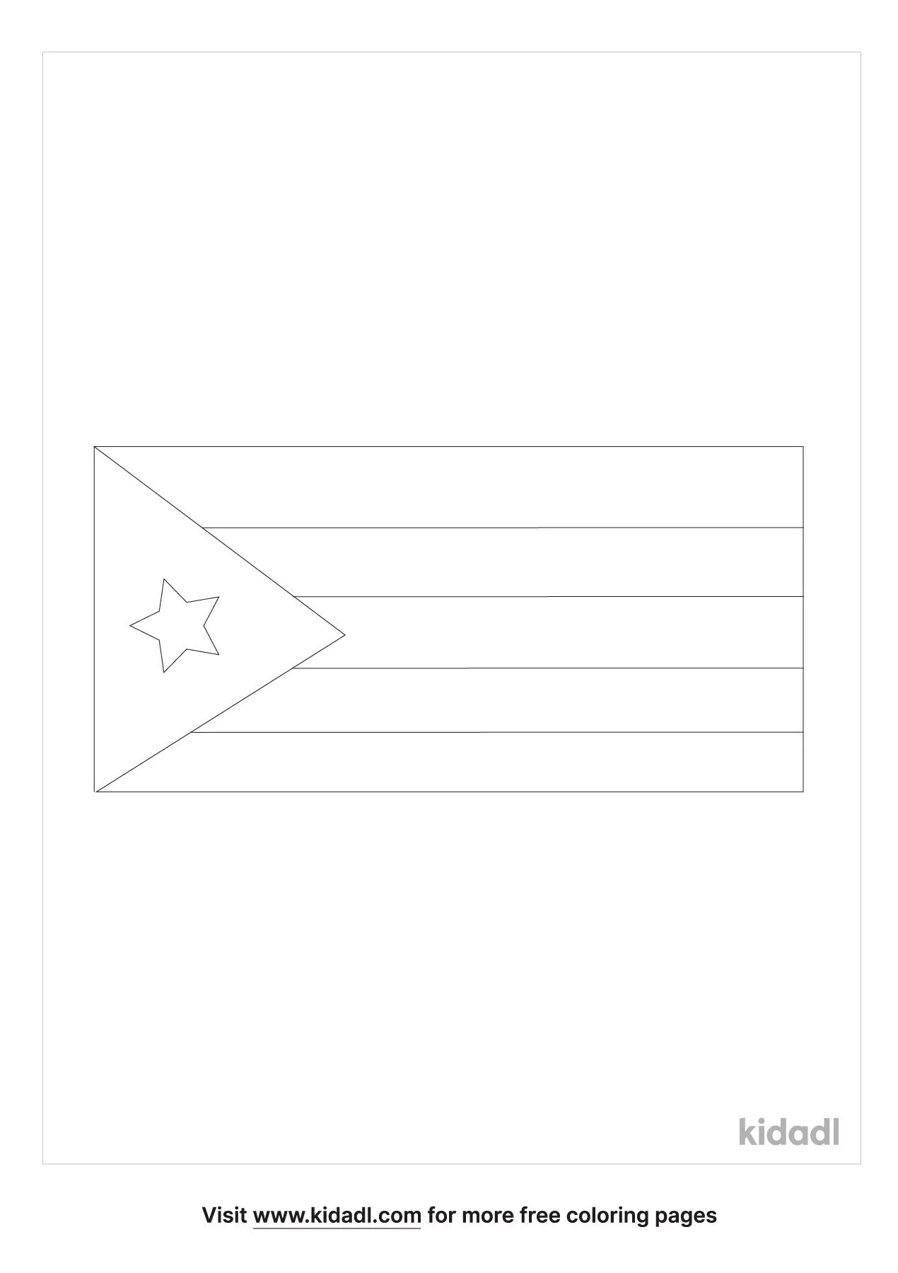 Free cuba flag coloring page coloring page printables