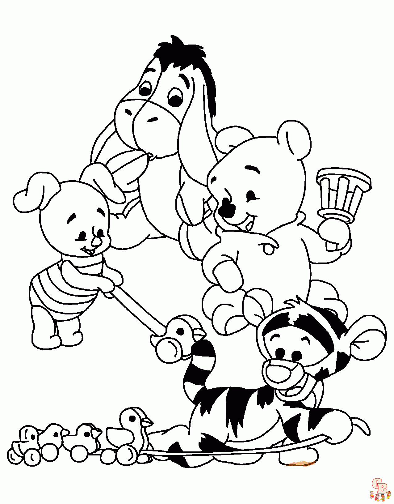 Cute disney babies coloring pages free printable sheets for kids