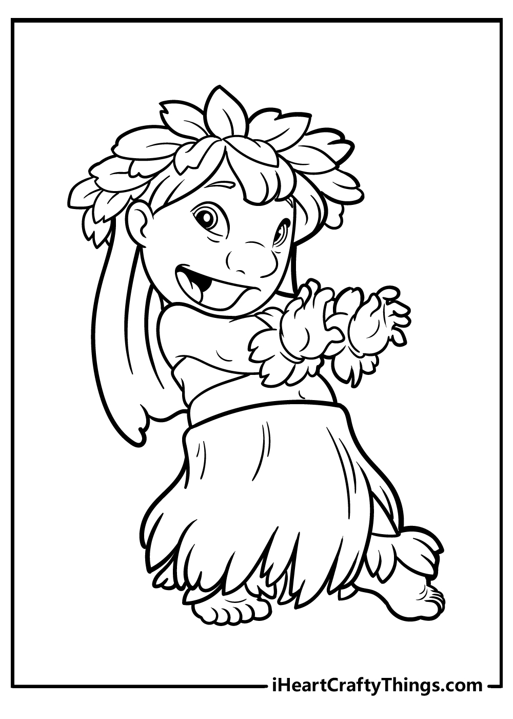 Lilo stitch coloring pages free printables