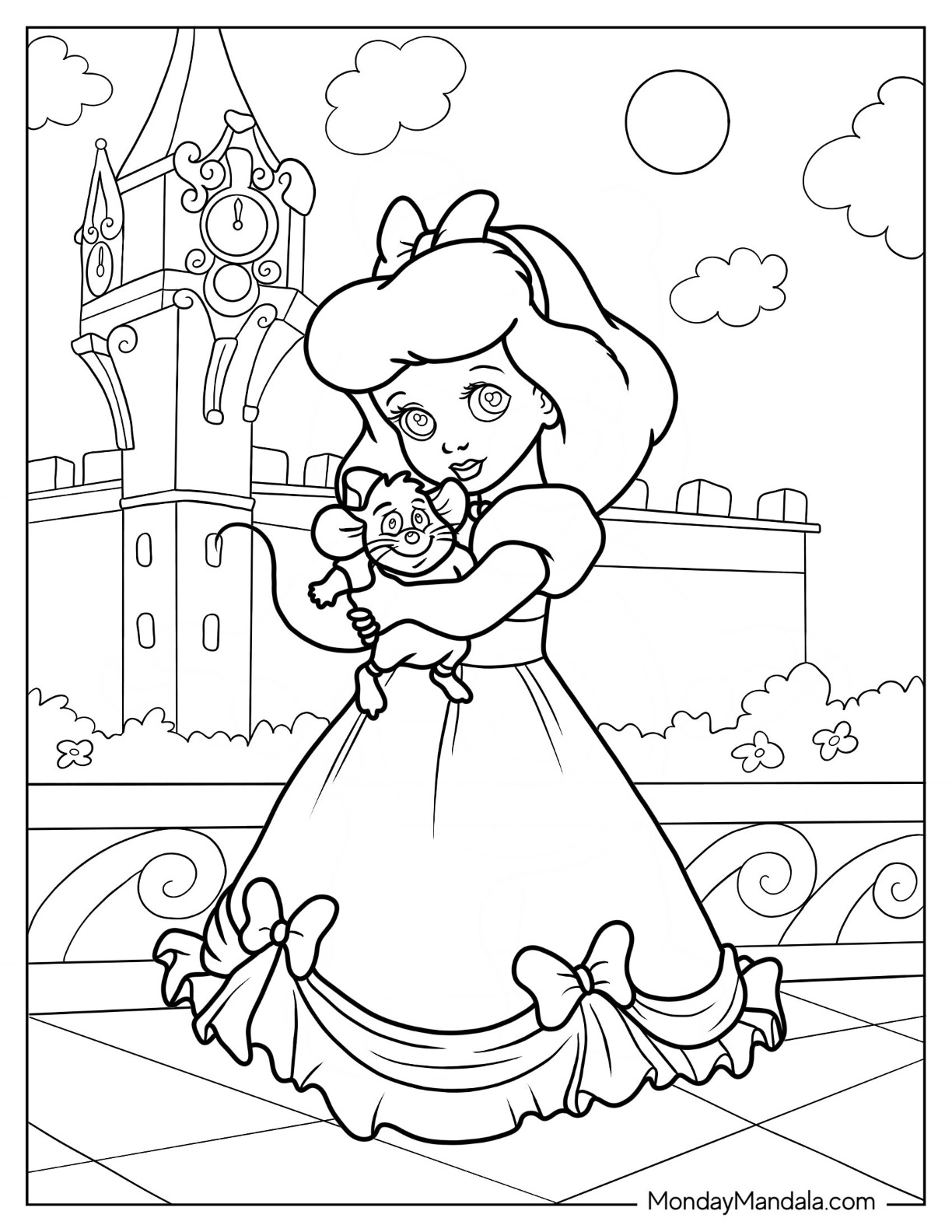 Cute disney coloring pages free pdf printables