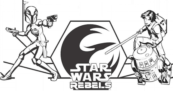 Free star wars rebels coloring pages and activity sheets