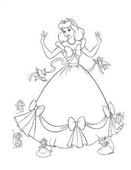 Disney princess coloring pages by happy chi tpt