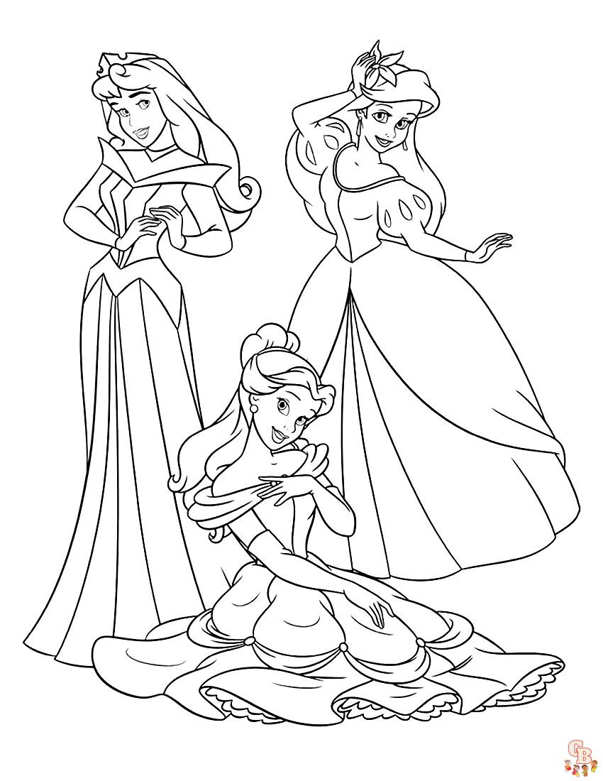 Disney princess coloring pages unleash your creativity