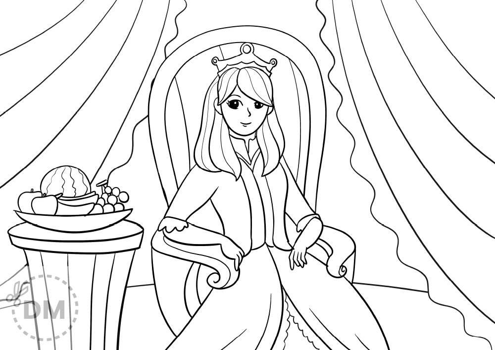 Disney princess coloring page free printable sheet for kids
