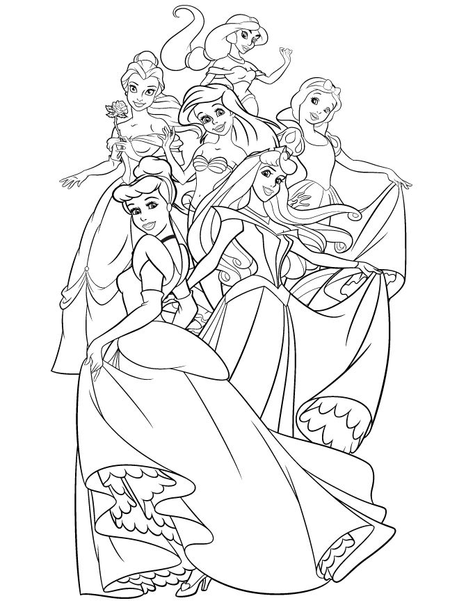 Princess coloring pages princess coloring pages disney princess colors disney princess coloring pages
