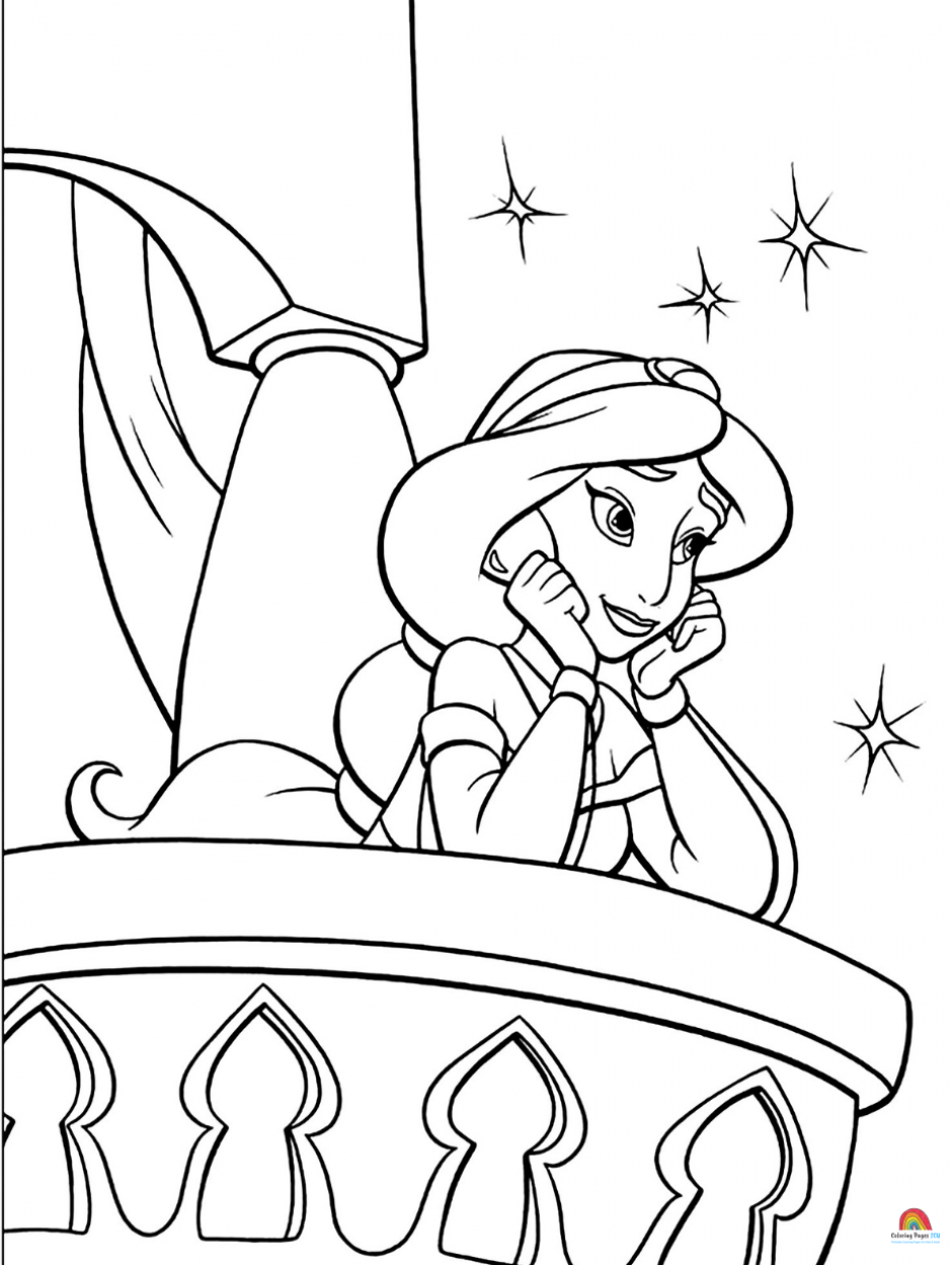 Unlock imagination with disney princess coloring pages