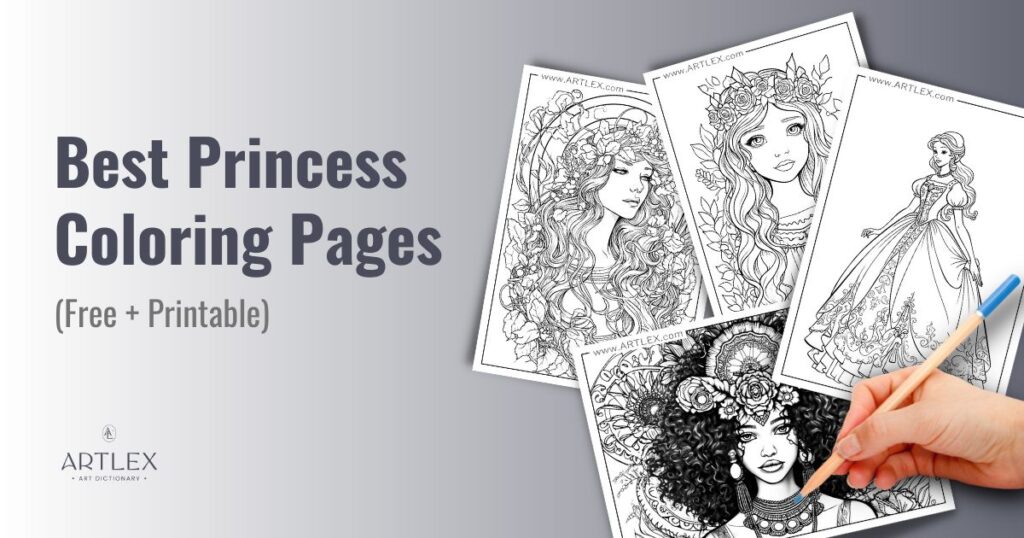Best princess coloring pages free printable â