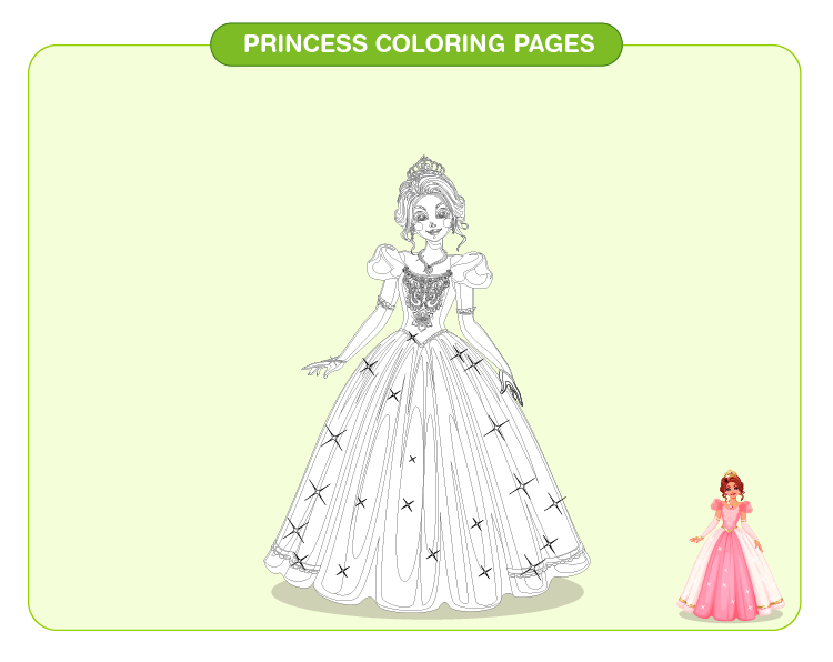 Princess coloring pages download free printables for kids