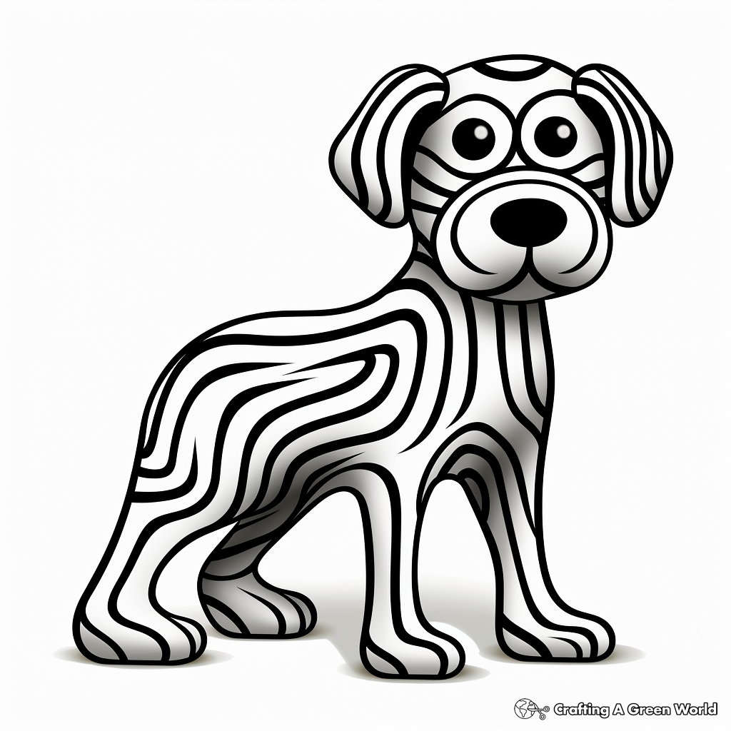 Dog bone coloring pages