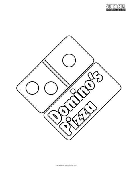 Dominos pizza dominos pizza domino pizza coloring page