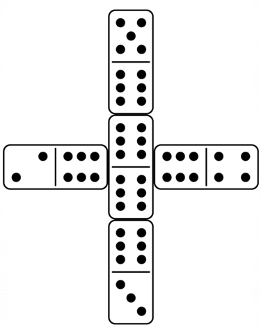 Dominoes coloring page free printable coloring pages