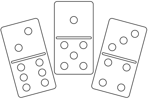 Dominoes coloring page free printable coloring pages