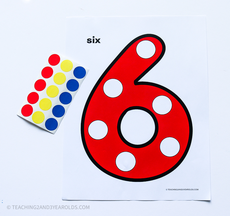 Free dot numbers