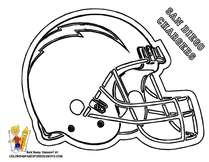 San diego chargers coloring pages nfl football helmets football helmets sports coloring pages