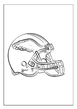 Explore the world of football with philadelphia eagles printable coloring pages