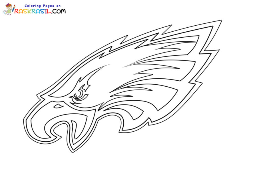 Philadelphia eagles coloring pages