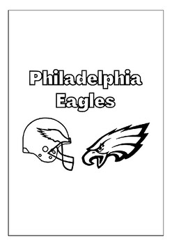 Explore the world of football with philadelphia eagles printable coloring pages
