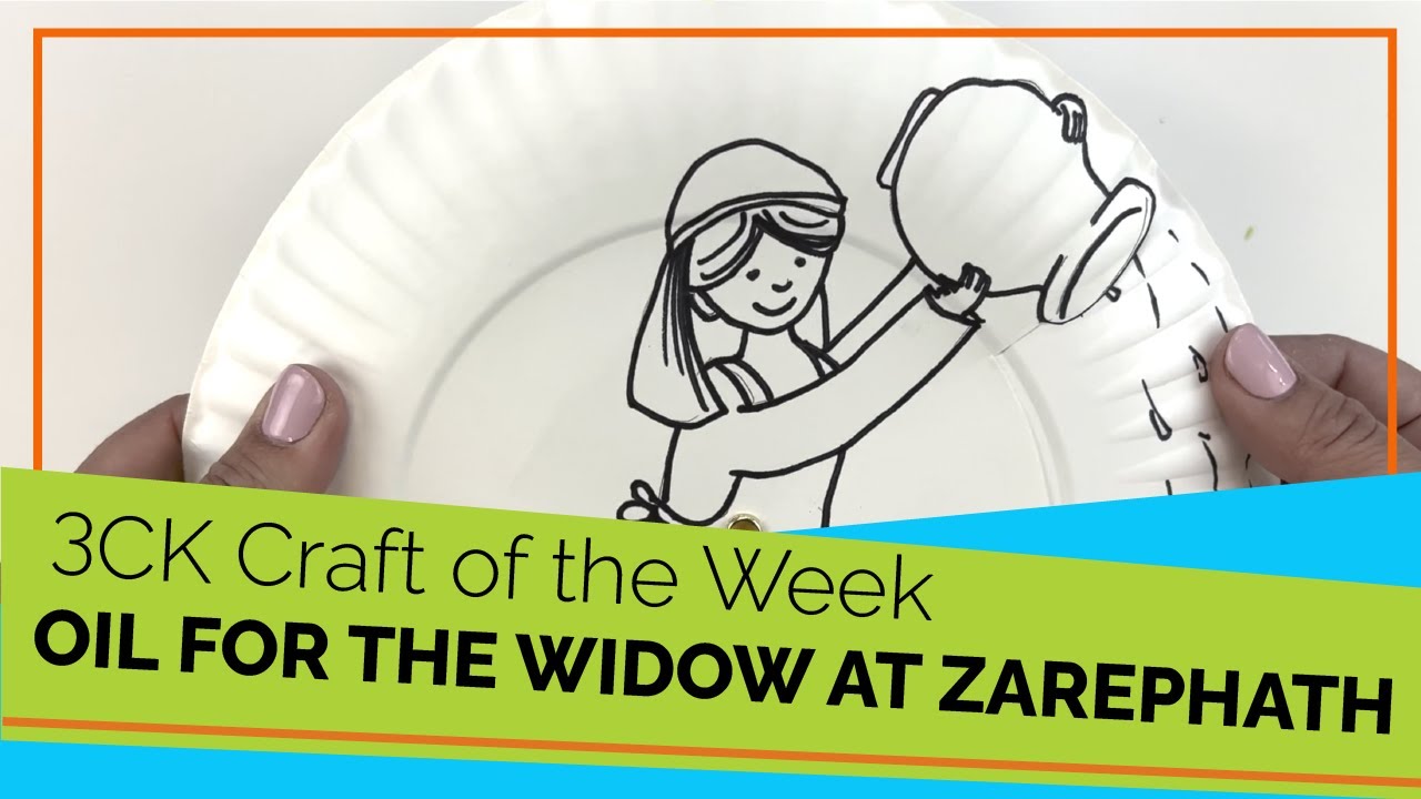 Oil for the widow at zarephath ck craft of the week